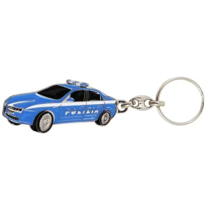 Portachiavi polizia alfa 159 in metallo ufficiale