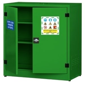 Armadio componibile per fitosanitari e pesticidi 123 lt