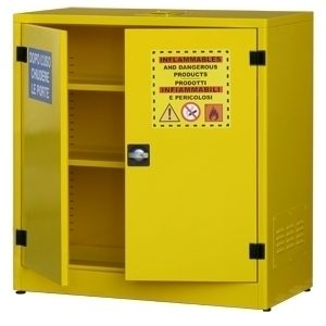 Armadio monoblocco per liquidi infiammabili 111 lt